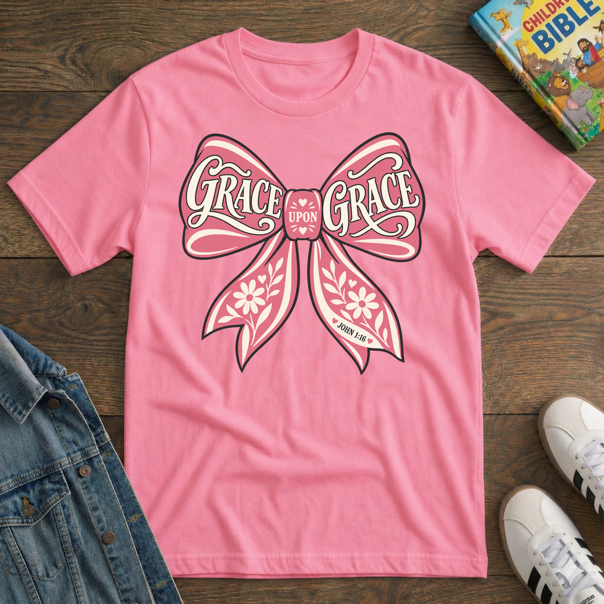 Kids Grace Bow T-Shirt