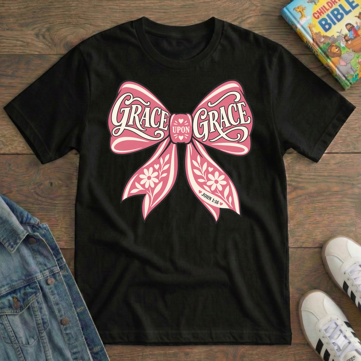 Kids Grace Bow T-Shirt