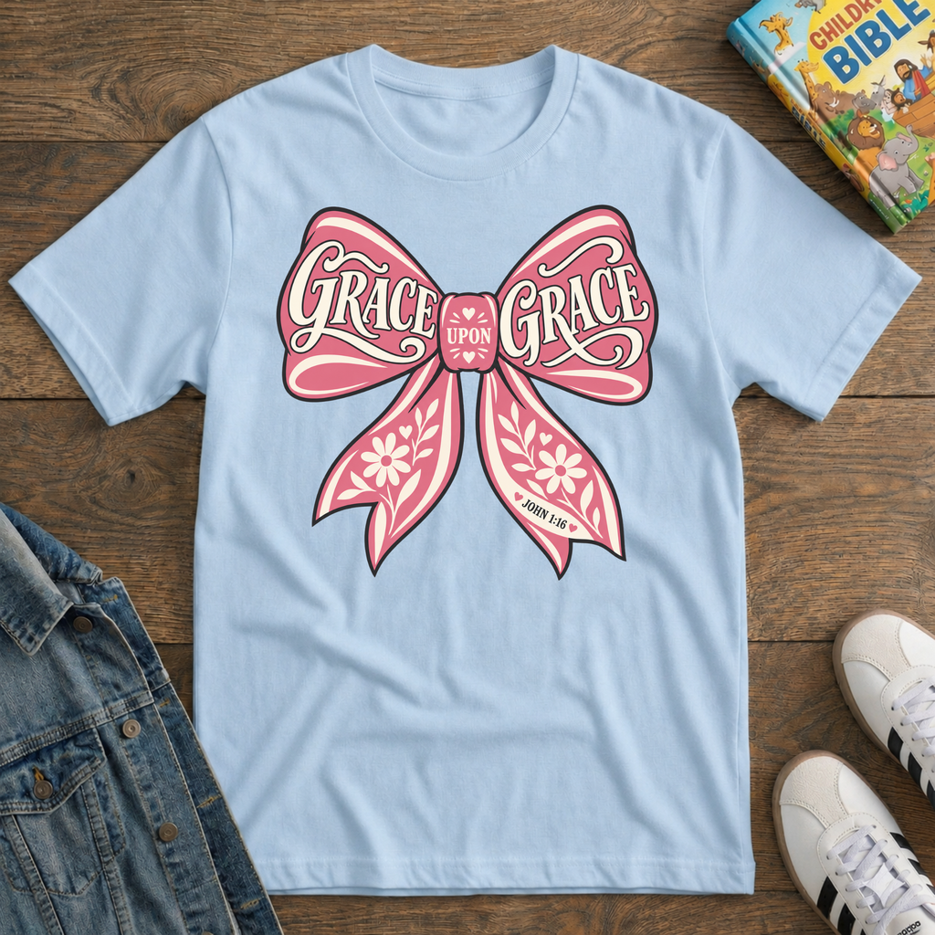 Kids Grace Bow T-Shirt