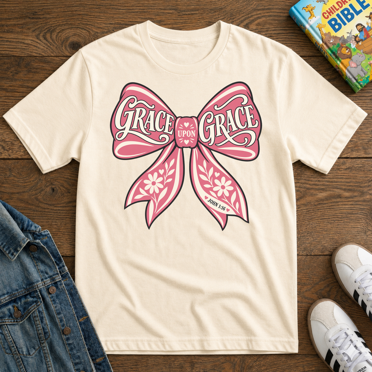 Kids Grace Bow T-Shirt