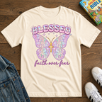 Kids Blessed Butterfly T-Shirt