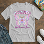 Kids Blessed Butterfly T-Shirt
